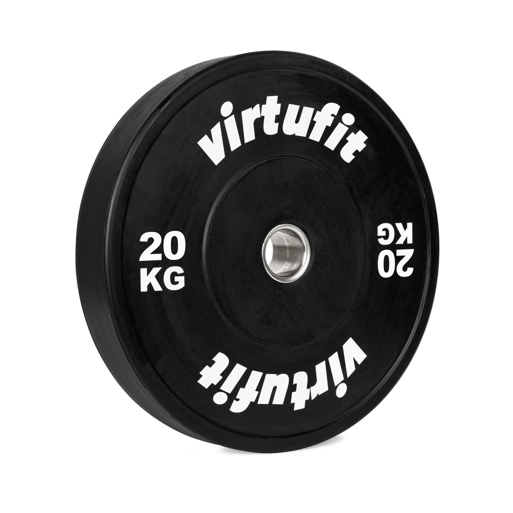 VirtuFit Bumper Plate - Disque de musculation olympique en caoutchouc - 50 mm - 20 kg - Deuxième chance