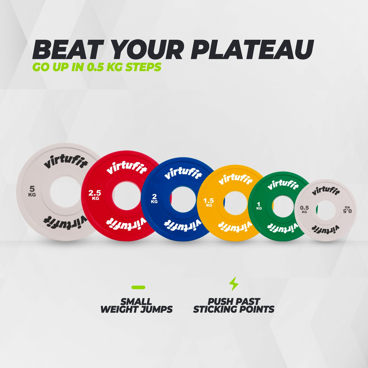 VirtuFit Olympic Fractional Plate - Disque d'haltérophilie - Plaque d'appui - 2.5 kg