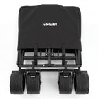 VirtuFit FW100 Opvouwbare Bolderkar - 150 kg Draagvermogen - Incl. Afdekhoes - Zwart