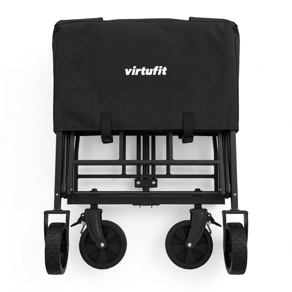VirtuFit FW65 Chariot pliable - Capacité de charge de 100 kg - Incl. housse de protection - Noir