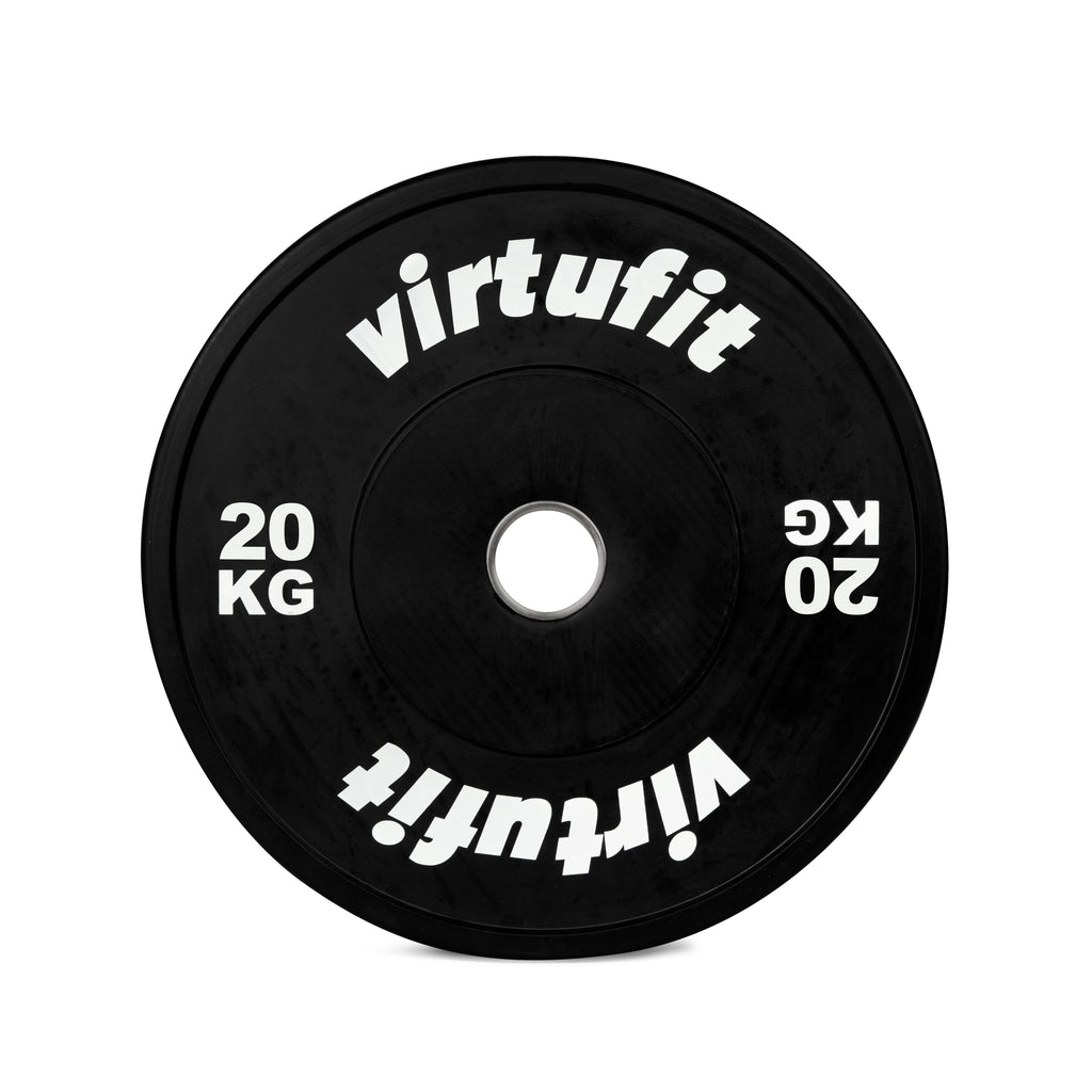 VirtuFit Bumper Plate - Disque de musculation olympique en caoutchouc - 50 mm - 20 kg - Deuxième chance
