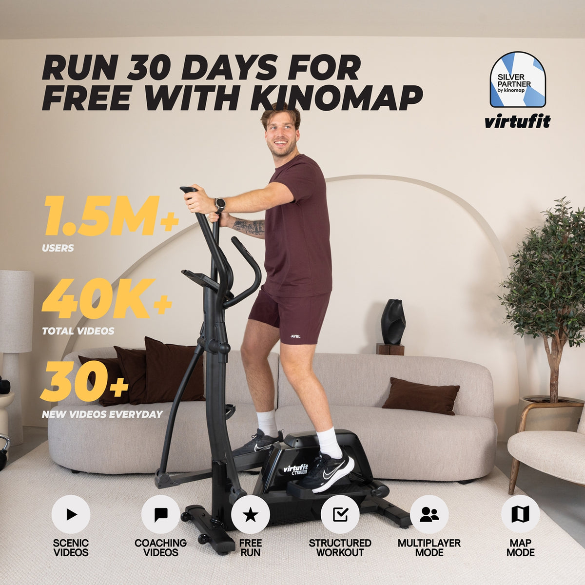 VirtuFit FDR300i Ergometer Crosstrainer