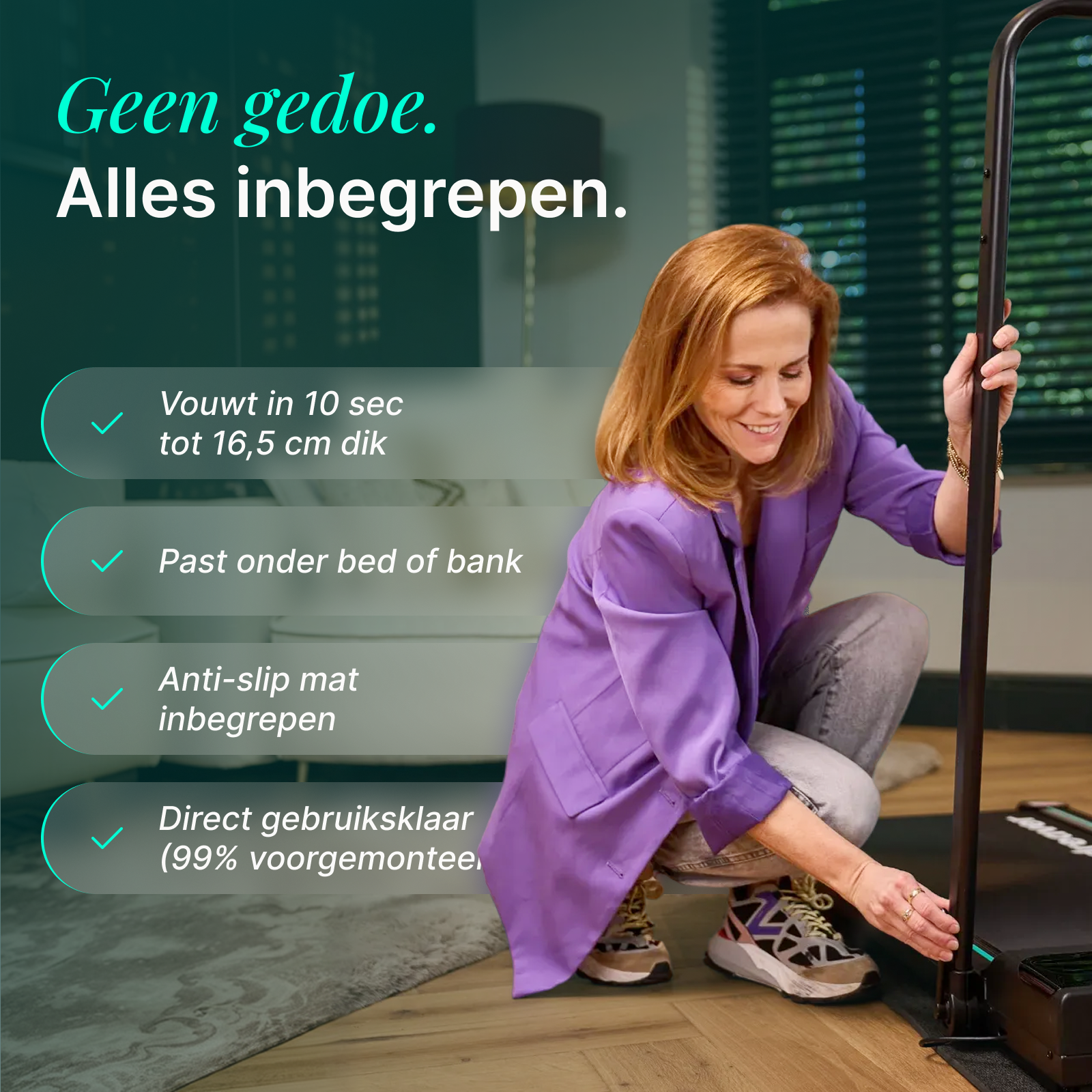 Dreaver Elevate Pro Tapis de Course - Pliable - Pour la Maison