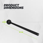 VirtuFit Macebell - Noir - 12 kg - Occasion