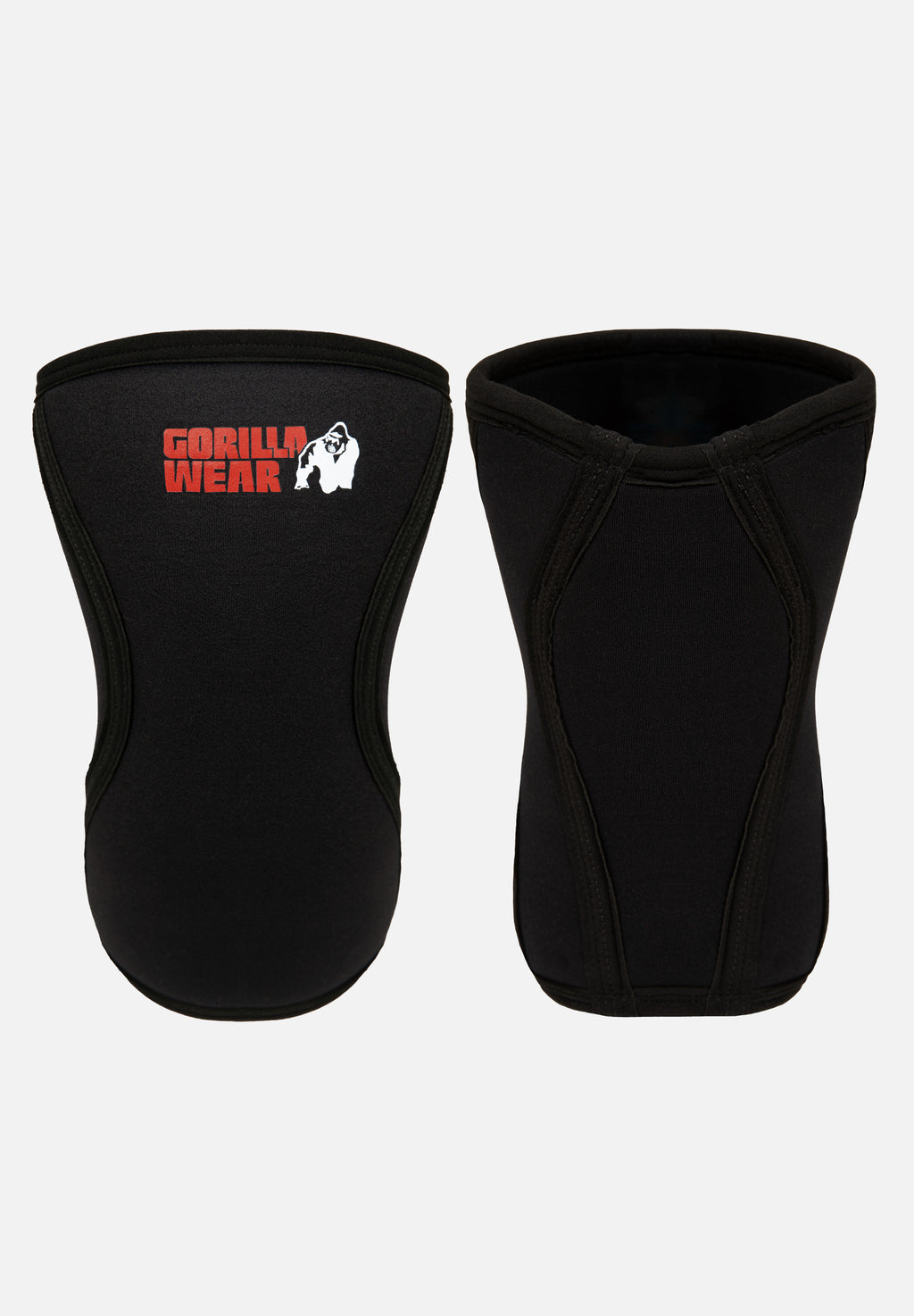 Gorilla Wear Manchons de Genoux Premium 5MM - Noir