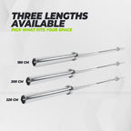 VirtuFit Olympic Halter Bar - 50 mm - 200 cm