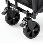 VirtuFit FW65 Chariot pliable - Capacité de charge de 100 kg - Incl. housse de protection - Noir