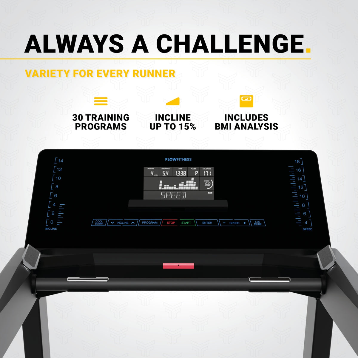 Flow Fitness Perform T3i Tapis de course