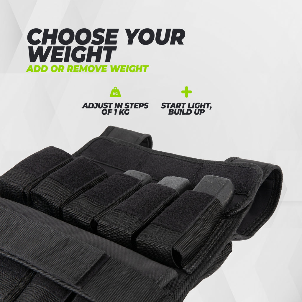 VirtuFit Gilet de Musculation Ajustable Pro - 30 kg