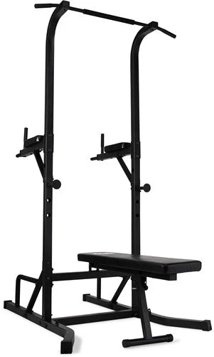 Virtufit Power Tower Deluxe avec banc d'exercice