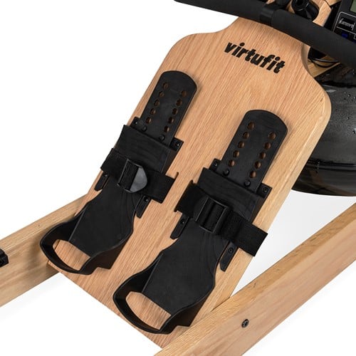 VirtuFit Elite Water Resistance Roeitrainer - Oak - Voetpedalen