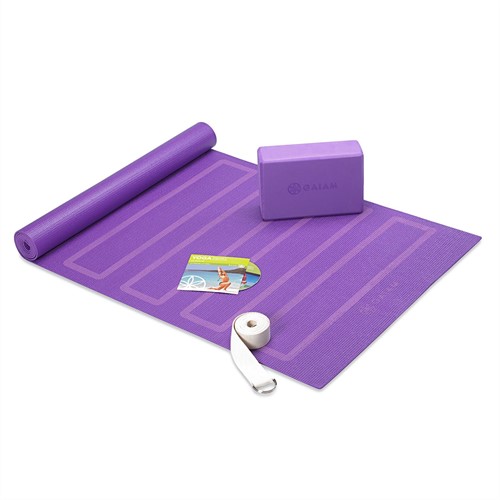 Gaiam Yoga Beginners Kit - Paars