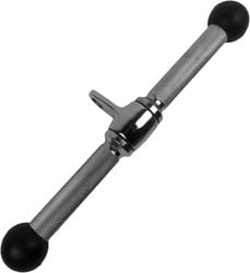 Tunturi Barre de traction droite 51cm pour appareil musculation, vis, chrome 
