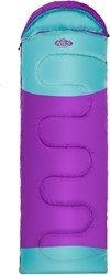 NILS Camp Slaapzak - Paars/Turquoise - Maat M