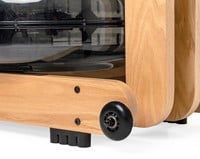 VirtuFit Elite Water Resistance Roeitrainer - Oak - Transportwieltjes