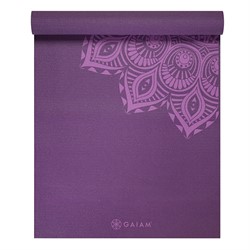 Tapis de Yoga Gaiam - 6mm - Mandala Violet