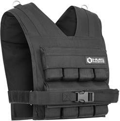 HMS Premium Gilet de Poids Ajustable - 16 kg