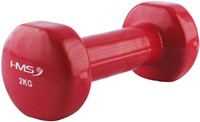 HMS Gietijzeren Dumbbell met Vinyl Coating - 2 kg