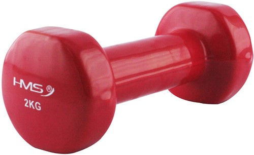 HMS Gietijzeren Dumbbell met Vinyl Coating - 2 kg