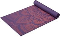 Gaiam Premium Metallic Yoga Mat - 6 mm - Athenian Rose-3
