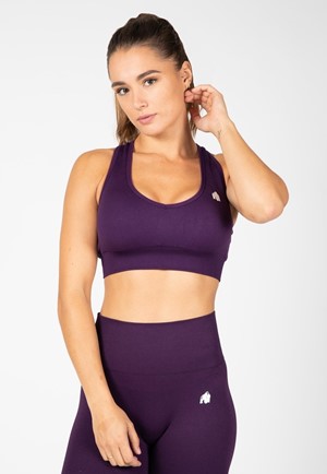 Gorilla Wear Neiro Seamless Sportbeha - Paars - M/L