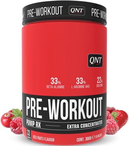 QNT Pump RX Pre-Workout Extra Concentrated - 300 gr - Red Fruits