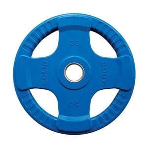 Body-Solid Gekleurde Olympische Rubber Halterschijf - Blauw - 20 kg
