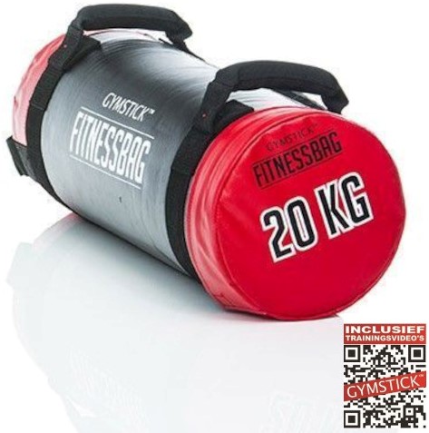 Gymstick Fitness Bag - Powerbag - Avec vidéos d'entraînement en ligne - 20 kg