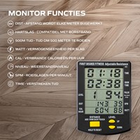 Fluid Rower Apollo Plus Roeitrainer - display
