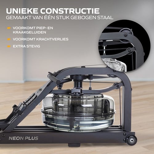 Fluid Rower Neon Rower Plus Roeitrainer - contructie