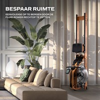 Fluid Rower Viking Pro XL Roeitrainer - bespaar ruimte