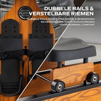 Fluid Rower Viking Pro XL Roeitrainer - dubbele rails