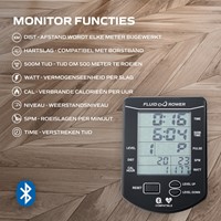 Apollo Plus Rower - monitor functies
