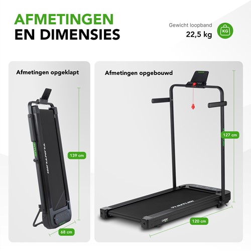 Cardio Fit T5 - afmetingen
