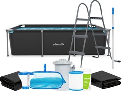 VirtuFit Pack Complet Piscine Rectangulaire 260x180 cm