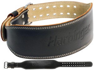 Harbinger 4 Inch Padded Leather Belt - L