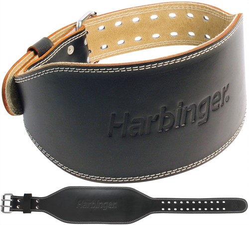 Harbinger 6 Inch Padded Leather Belt