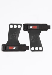 Gorilla Wear 3-Hole Carbon Lifting Grips - Noir