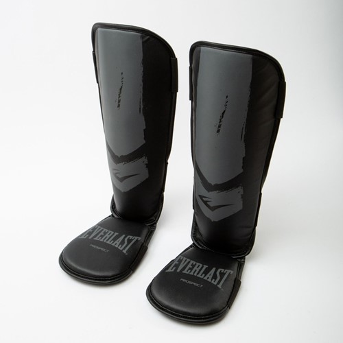 Everlast Prospect Jeugd Scheenbeschermers - Zwart/Grijs