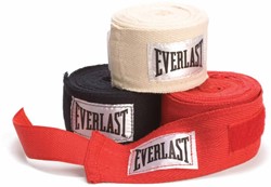 Everlast Core Hand Wraps 3 Pack - Zwart/Wit/Rood - 305 cm