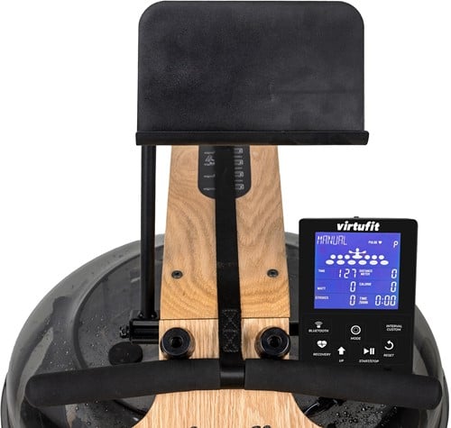VirtuFit Elite Water Resistance Roeitrainer - Oak - tablethouder