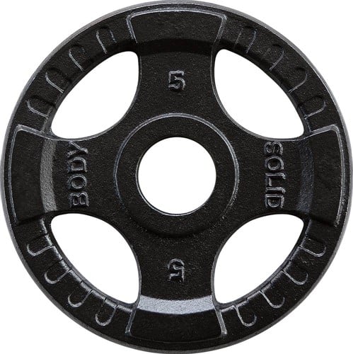 Body-Solid Olympische Gietijzeren Halterschijf - 5 kg
