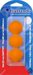 Garlando Ballons de baby-foot - Orange - 3 pièces