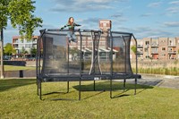 Salta Premium Edition Trampoline met Veiligheidsnet - Zwart - 396 x 244 cm