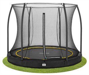 Salta Comfort Edition Ground Trampoline Met Veiligheidsnet - 183 Cm - Zwart