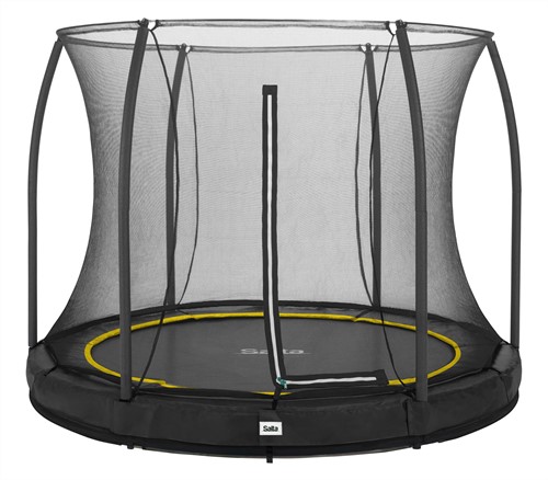 Salta Comfort Edition Ground Trampoline met Veiligheidsnet - 213 cm - Zwart-2