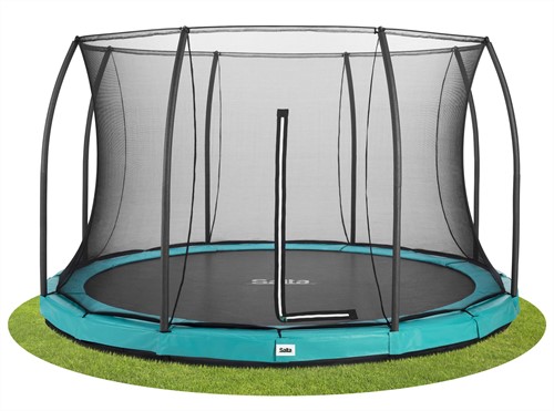 Salta Comfort Edition Ground Trampoline met Veiligheidsnet - 427 cm - Groen