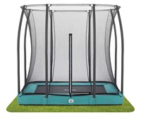 Salta Comfort Edition Ground Trampoline met Veiligheidsnet - 153 x 214 cm - Groen