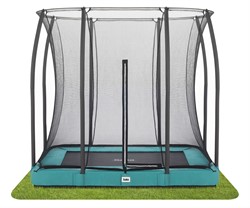 Salta Comfort Edition Ground Trampoline met Veiligheidsnet - 153 x 214 cm - Groen