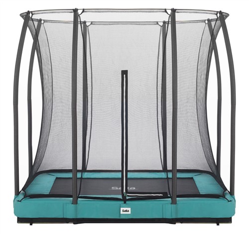 Salta Comfort Edition Ground Trampoline met Veiligheidsnet - 153 x 214 cm - Groen-2